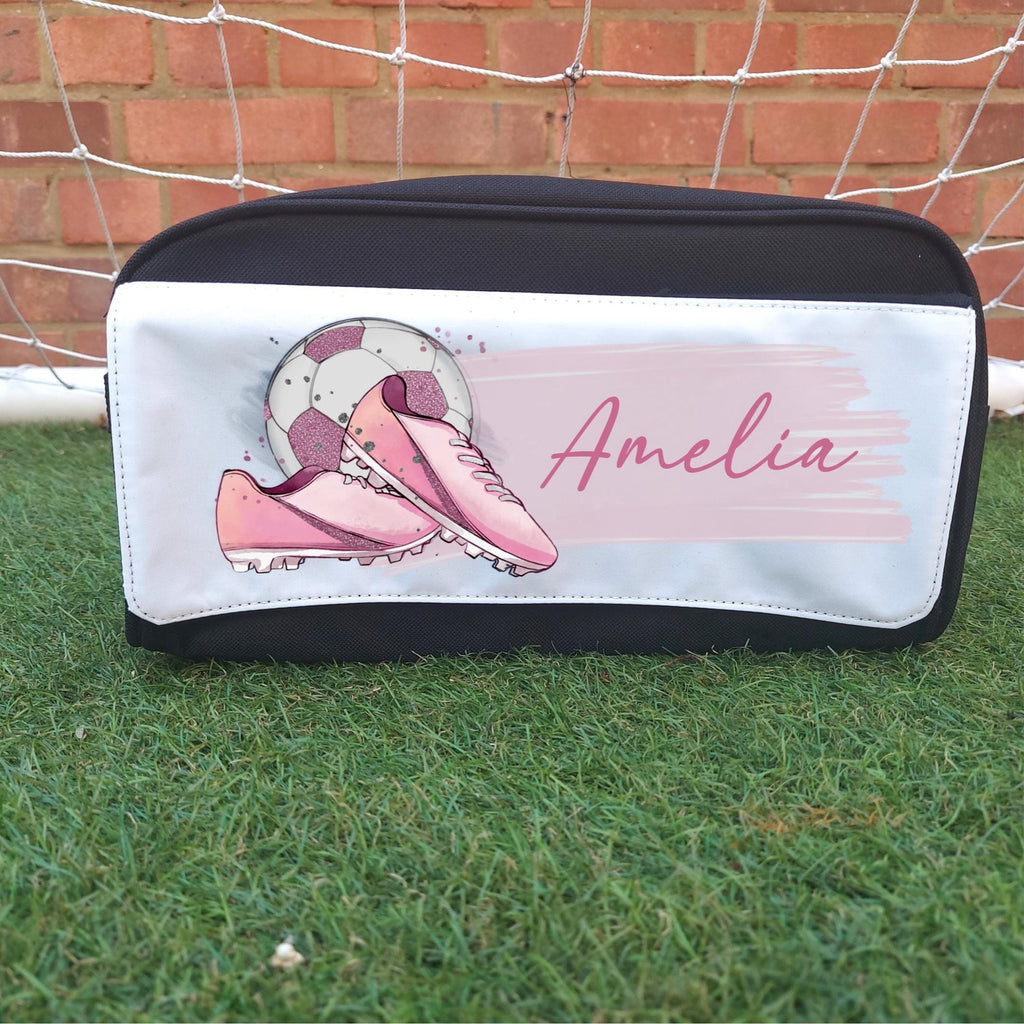 Personalised Football Boot Bag, Girls Football Shoe Bag, Football Gift