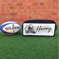 Personalised Rugby Boot Bag, Rugby Shoe Bag, Rugby Gift