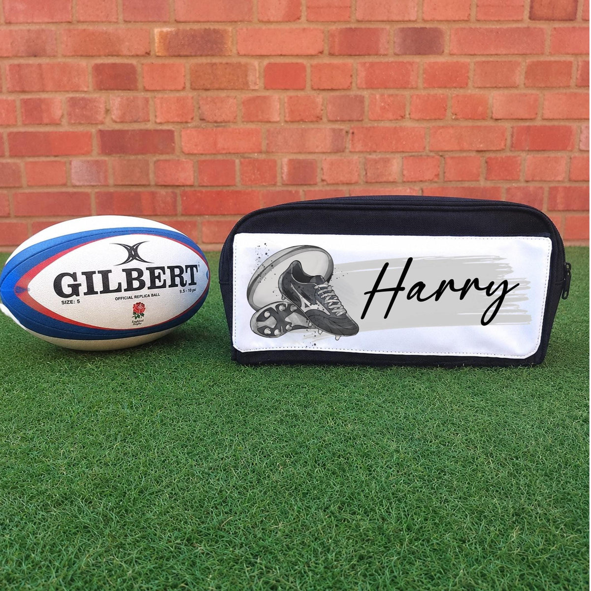 Personalised Rugby Boot Bag, Rugby Shoe Bag, Rugby Gift