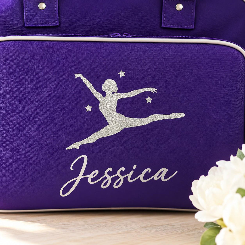 Personalised Dance & Gymnastics Bag, Ballet Kit Bag, Girls Sports Bag