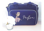 Personalised Ballerina Dance Bag, Ballet Bag with Name, Girls Sports Bag