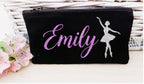 Personalised Ballet Makeup Bag, Dance Pouch, Ballerina Gift