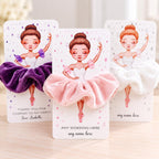 Personalised Ballerina Scrunchie, Dance Party Favour, Ballet Gift