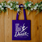 Personalised 5678 Dance Tote Bag, Dancer Gift, Ballet Bag