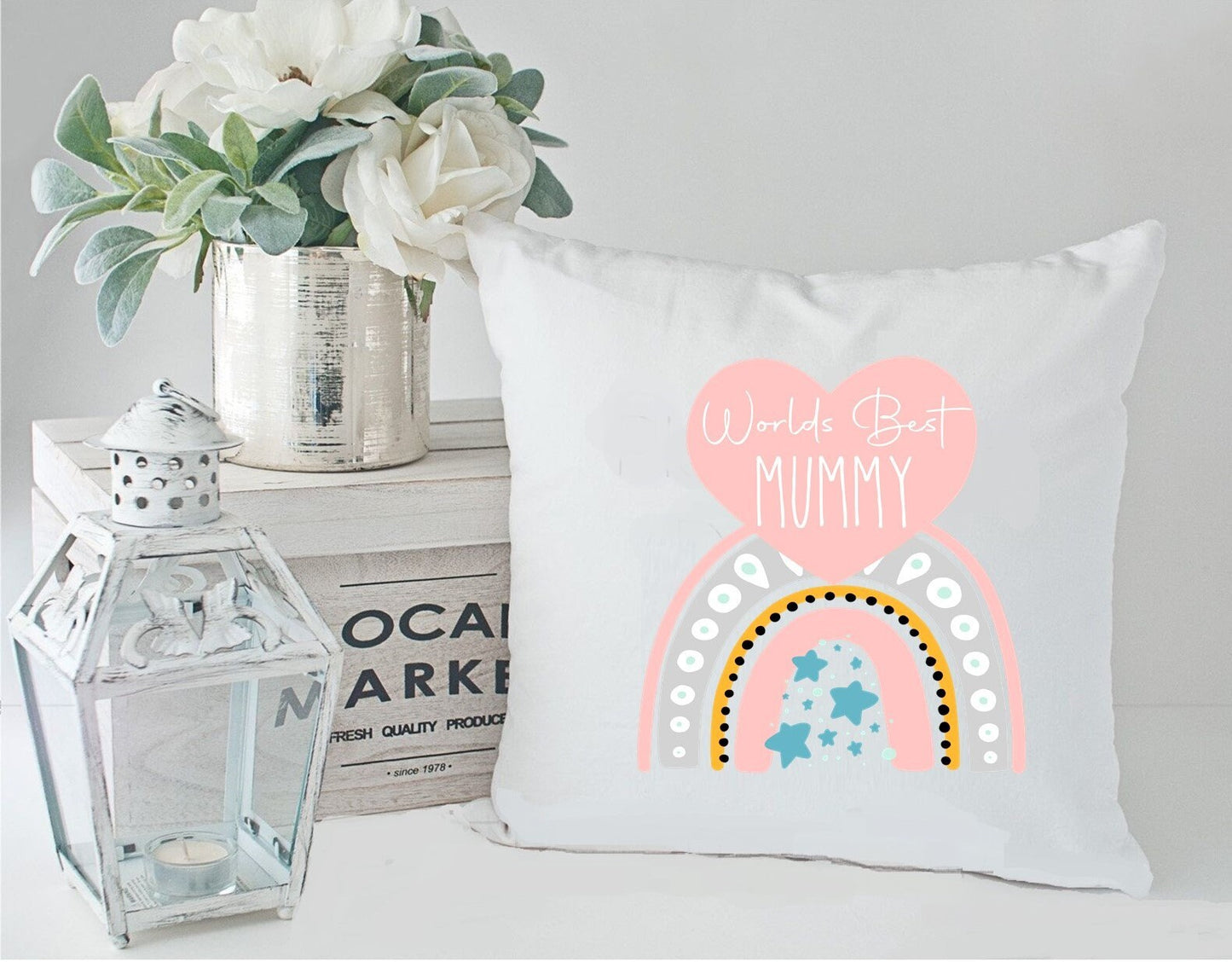 World's Best Mum cushion, Mother's Day gift, Mother's Day cushion