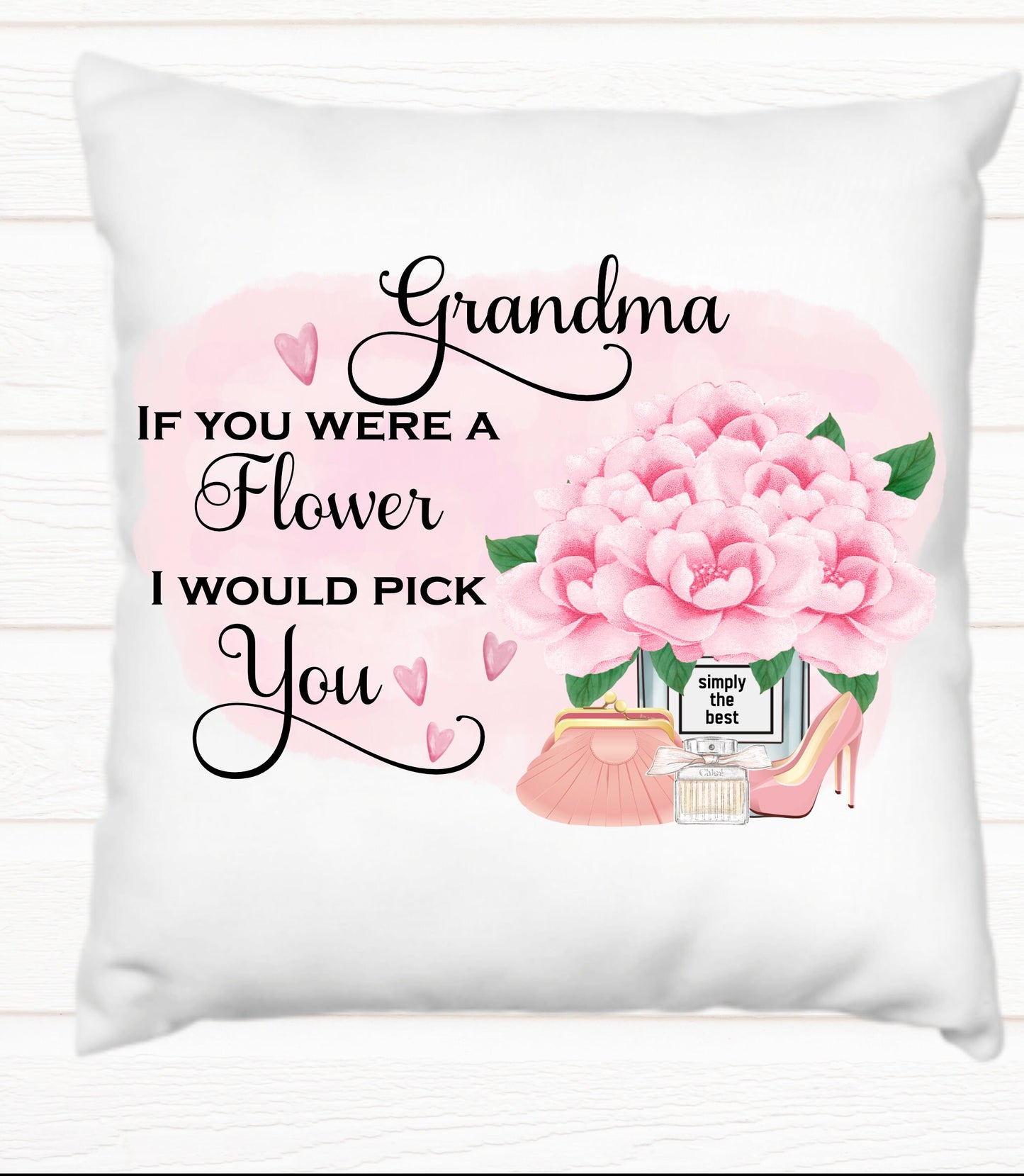 Mum cushion, Mum, if you were a flower cushion, Aunt, Gran, Daughter, editable relation