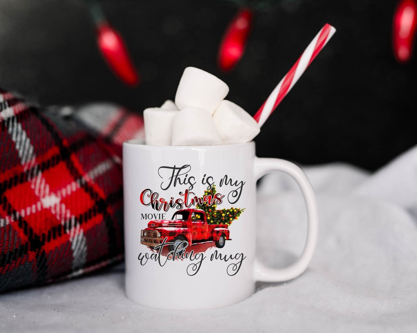 This is my Christmas movie watching mug, hot chocolate mug, Christmas gift, Christmas Eve box, Christmas mug