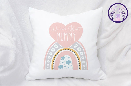 World's Best Mum cushion, Mother's Day gift, Mother's Day cushion