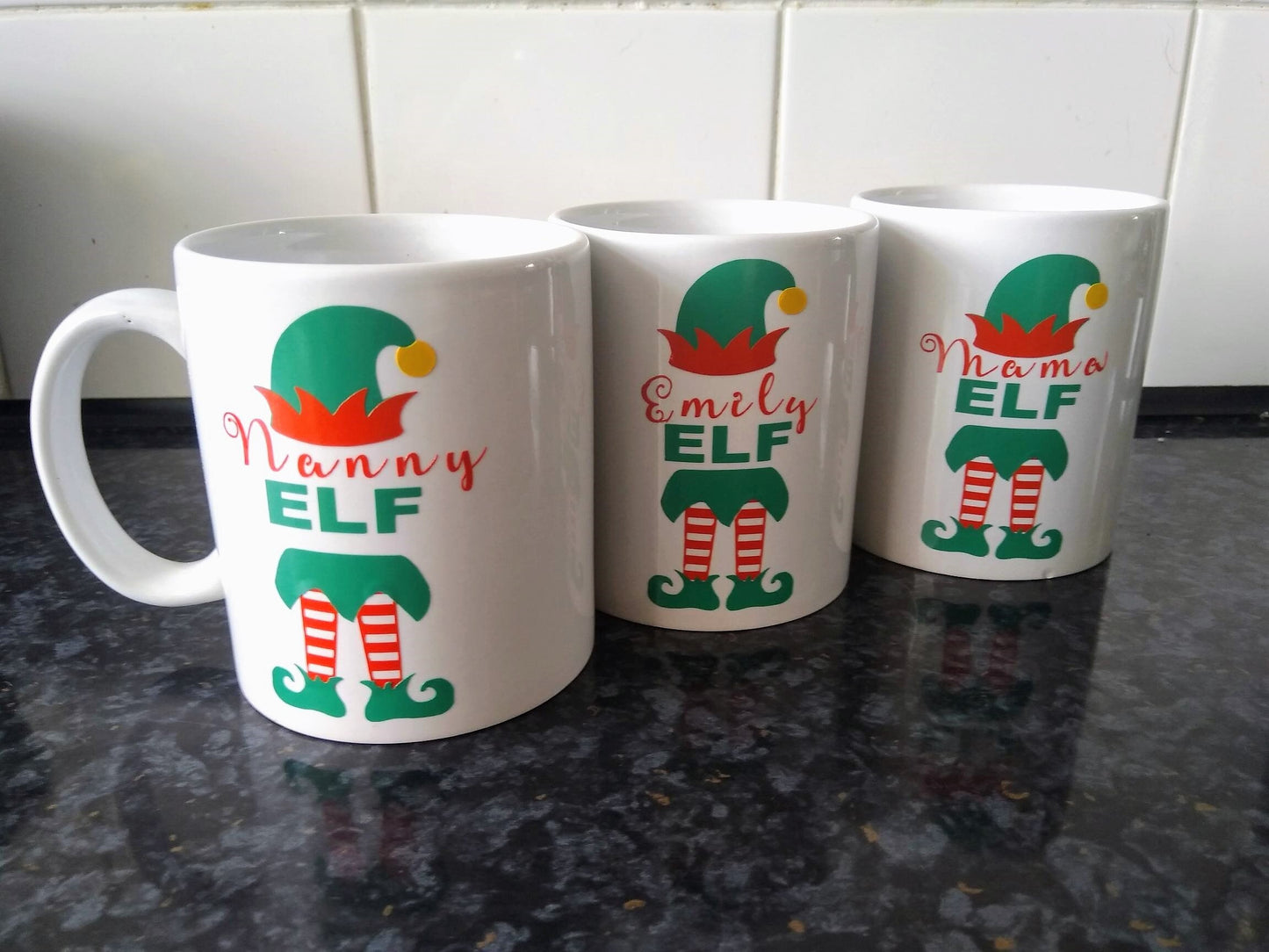 Personalised Elf mug, Christmas mug, Elf on the Shelf, Personalised Christmas Elf mug