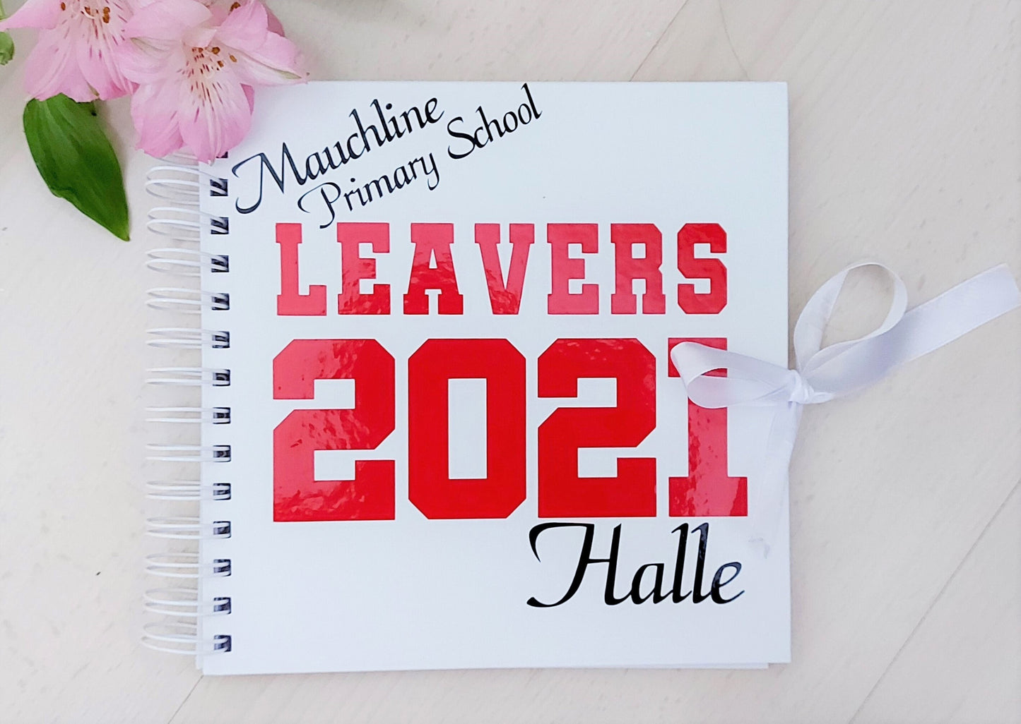 Personalised Leavers 2025 School scrapbook