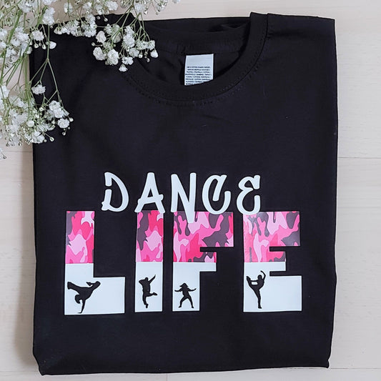 Dance Life t-shirt, street dance, urban dance, Girls/Ladies Urban dance life t-shirt/dance gift/dance t-shirt