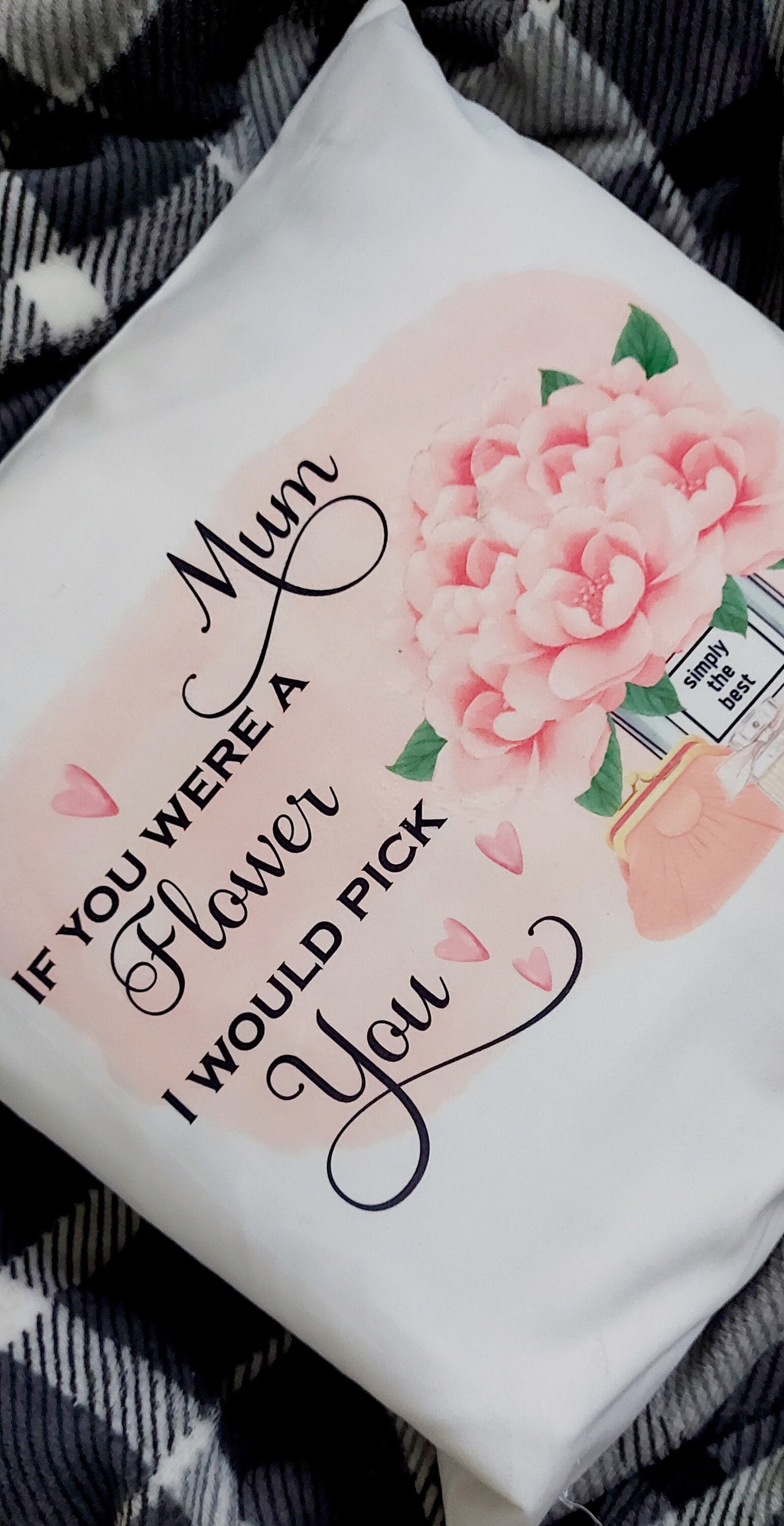 Mum cushion, Mum, if you were a flower cushion, Aunt, Gran, Daughter, editable relation