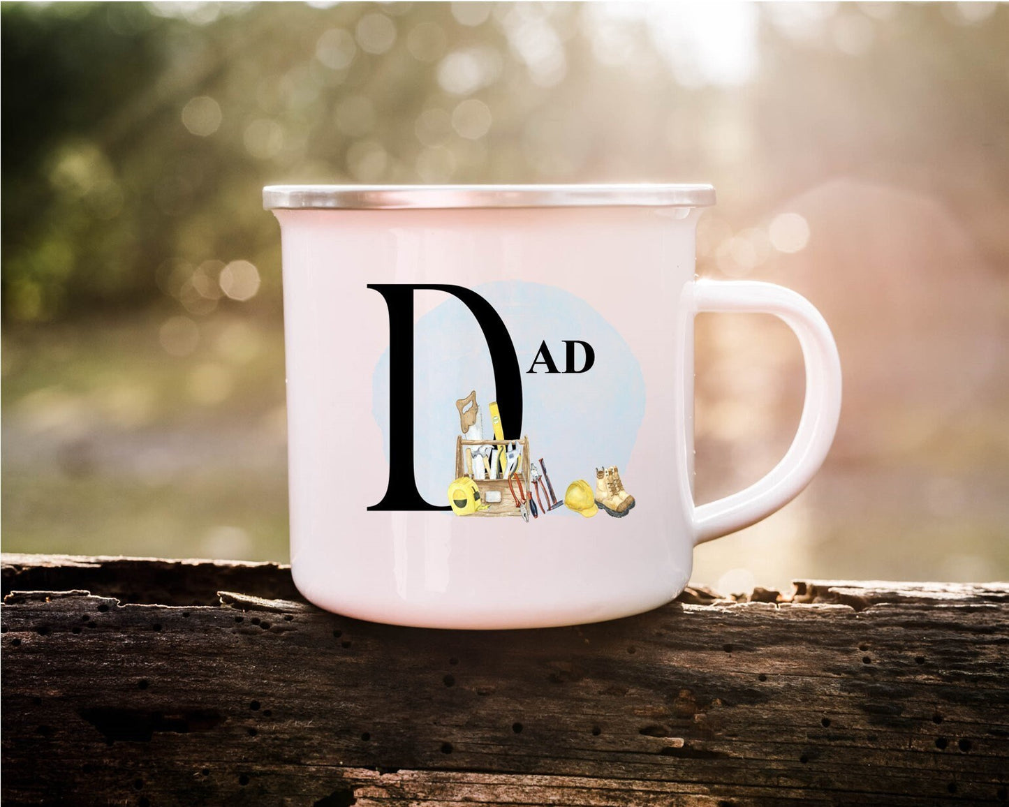 Personalised Dad toolbox mug, Dad tools mug, personalised mug for him, Daddy mug, Father's Day gift