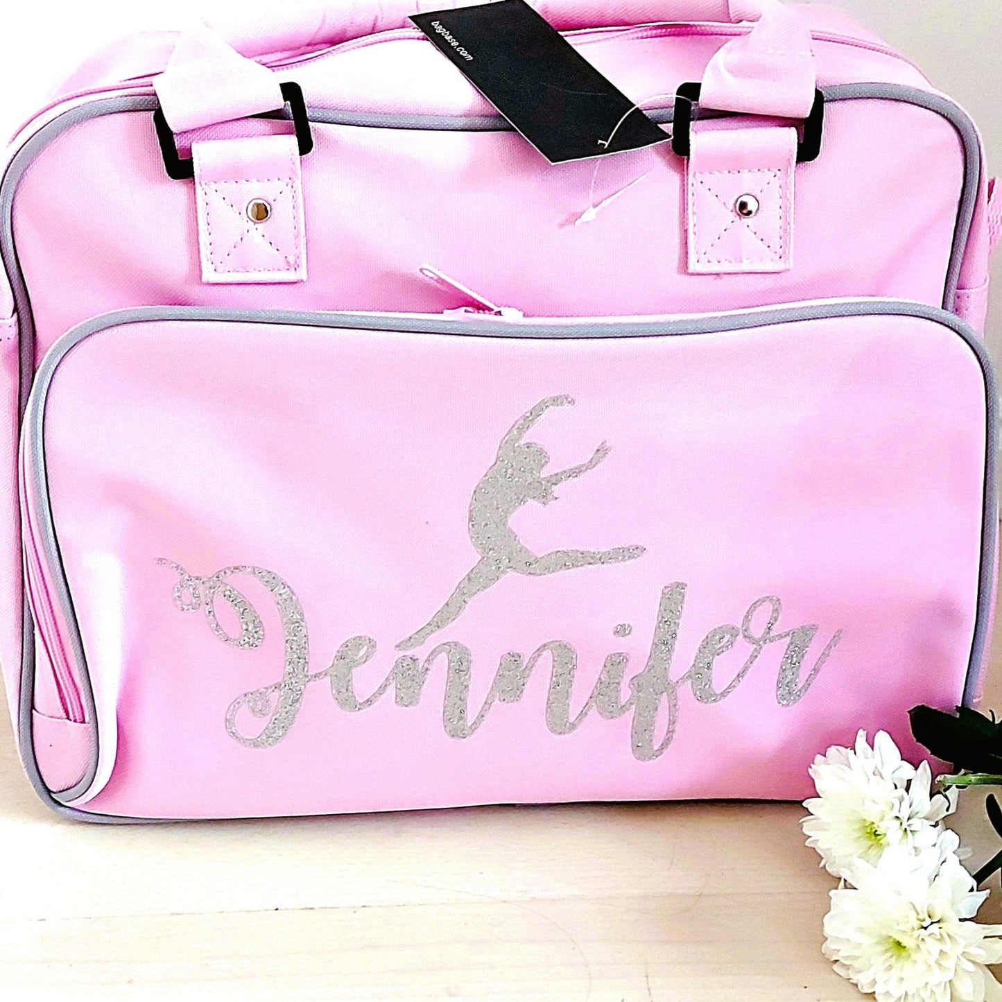 Personalised pink dance/ballet bag