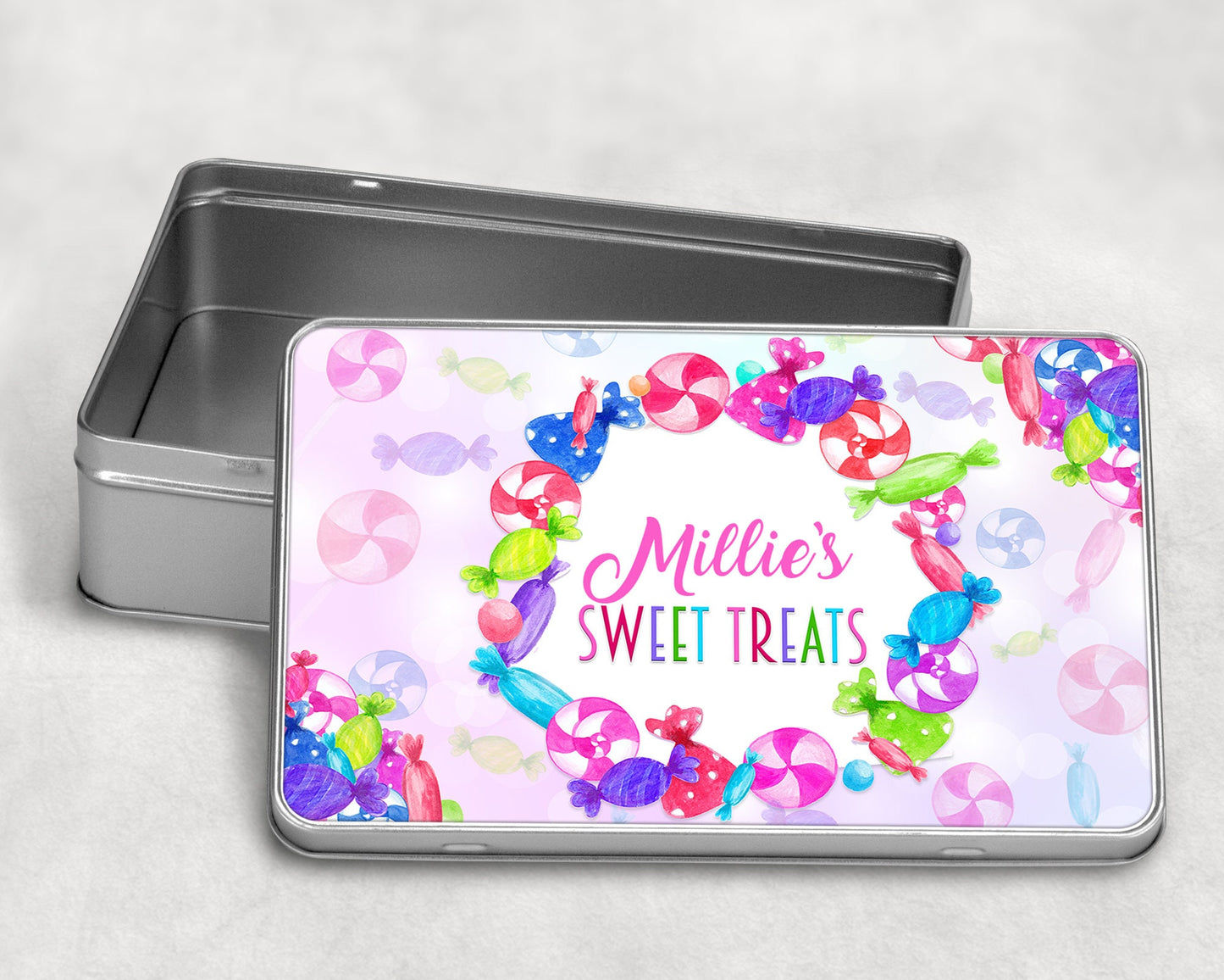 Personalised sweet tin, sweetie tin, gift for Nan, gift for a sweet lover, sweet storage, treat tin