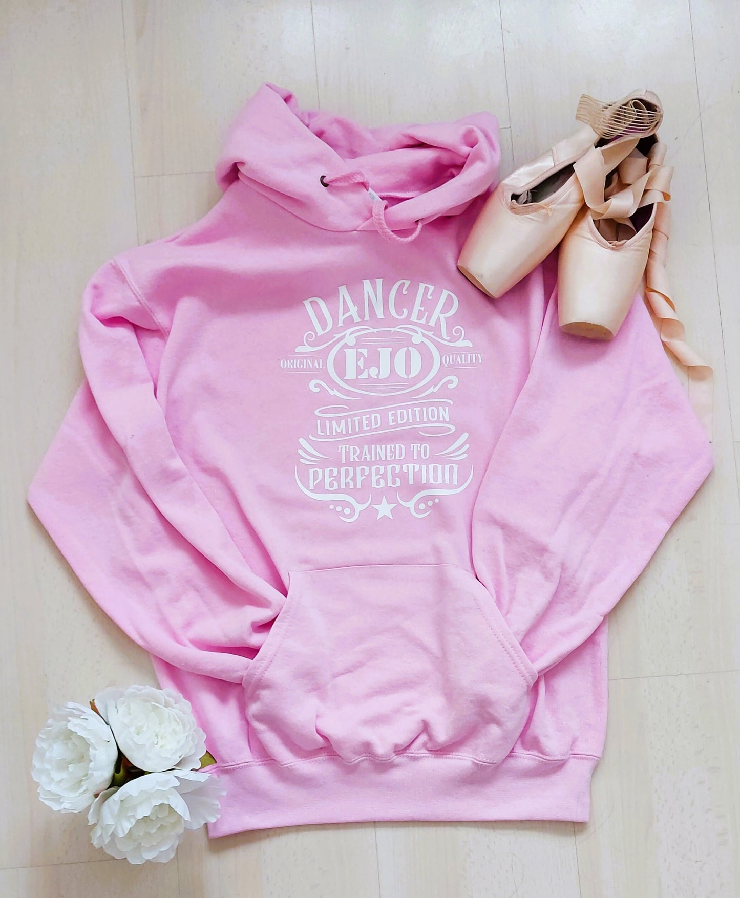 Personalised vintage dancer hoodie, dance gift, gift for a dancer, ballet gift, ballerina hoodie