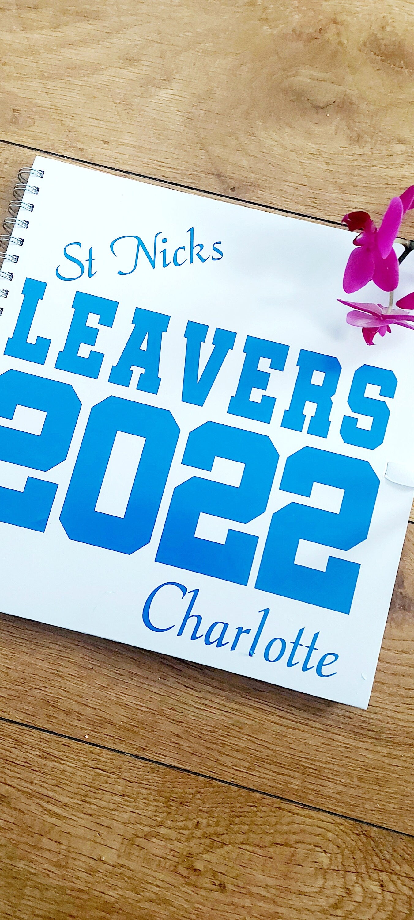 Personalised Leavers 2025 School scrapbook
