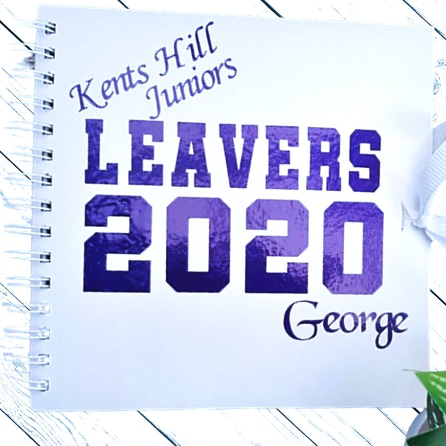 Personalised Leavers 2025 School scrapbook