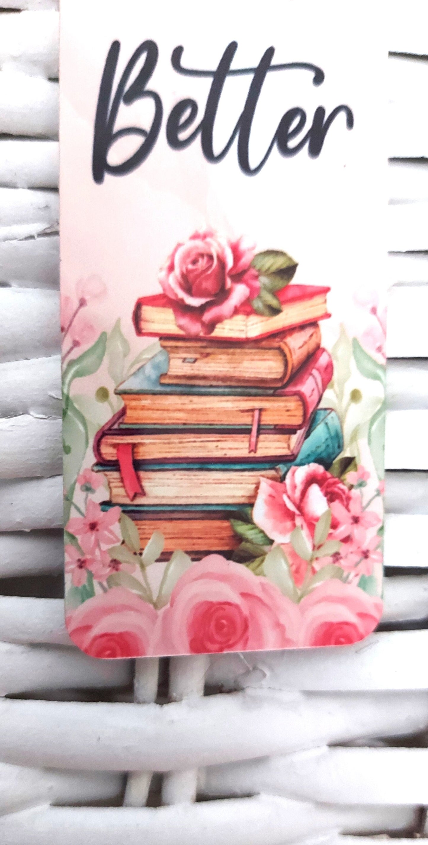 Personalised metal bookmark