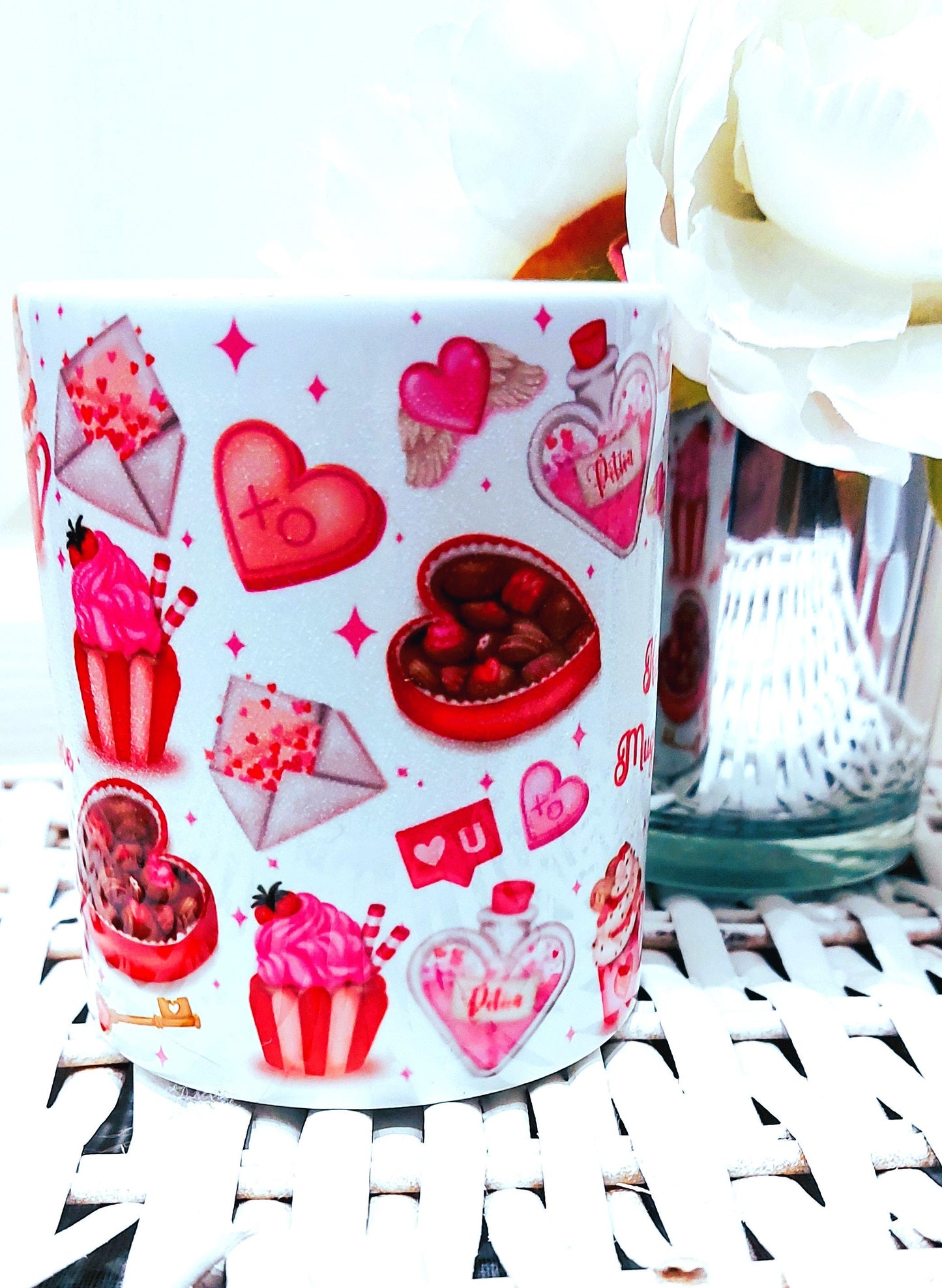 Personalised Valentines mug, personalised Valentines' Day gift, gift for girlfriend