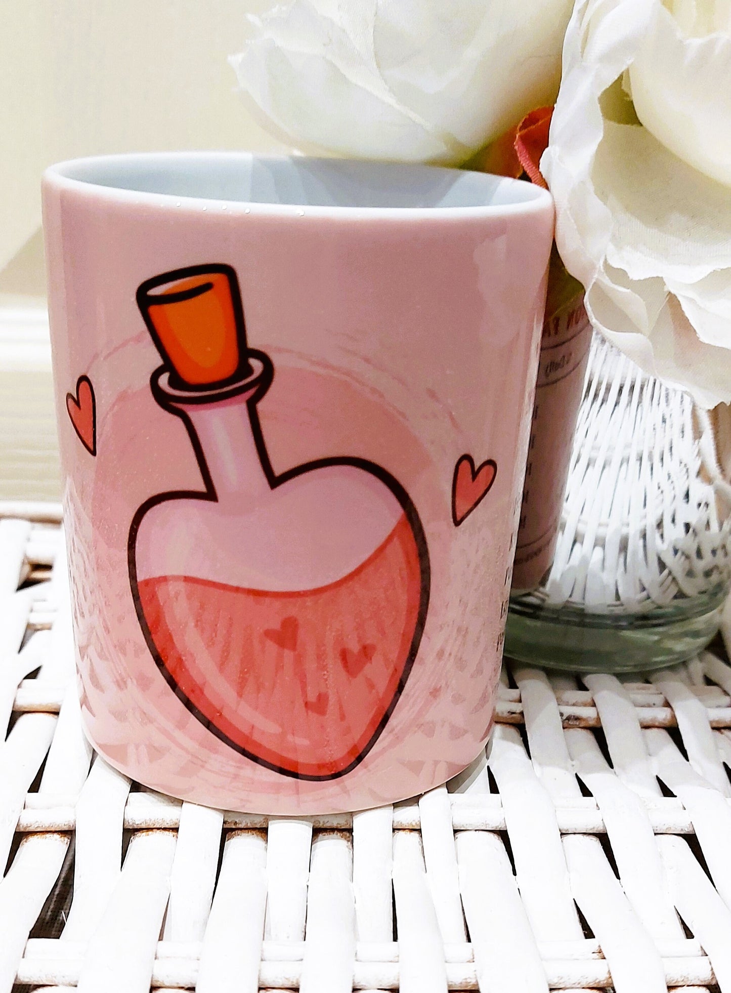 Cute love potion Valentines mug, Valentines' Day gift, gift for her, gift for girlfriend