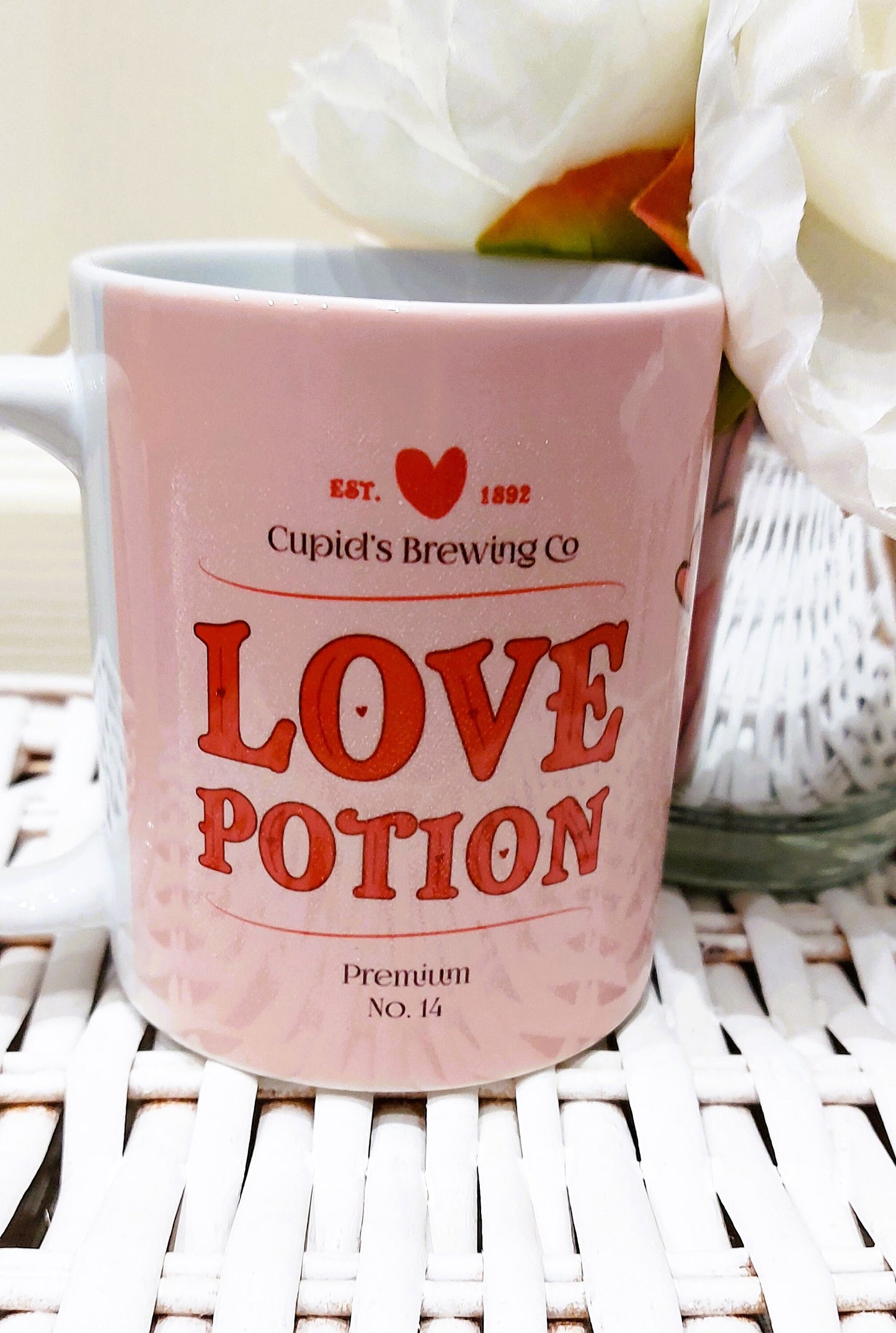 Cute love potion Valentines mug, Valentines' Day gift, gift for her, gift for girlfriend