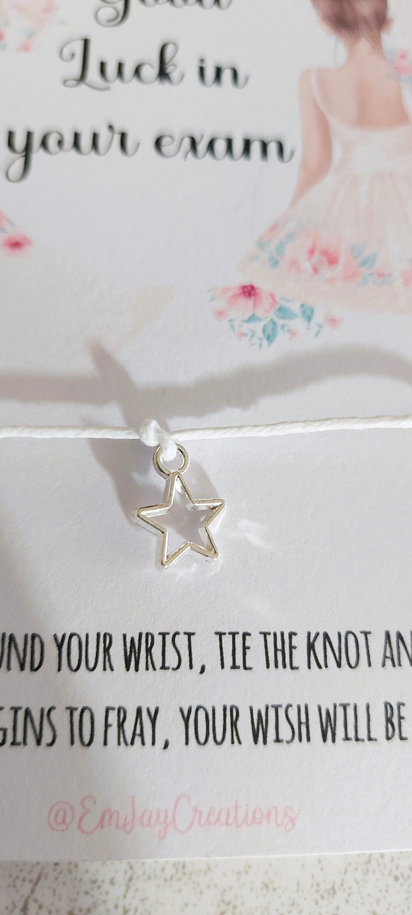 Good Luck in your ballet exam wish bracelet