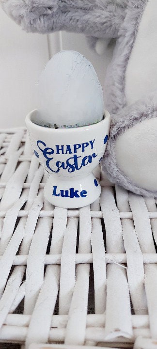 Personalised Easter egg cup, personalised egg cup, Easter gift