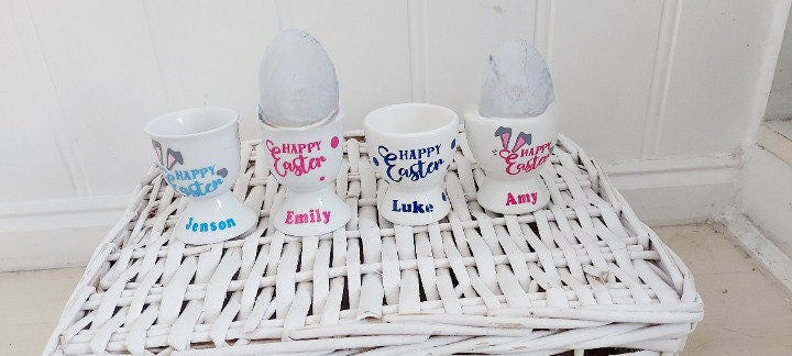 Personalised Easter egg cup, personalised egg cup, Easter gift