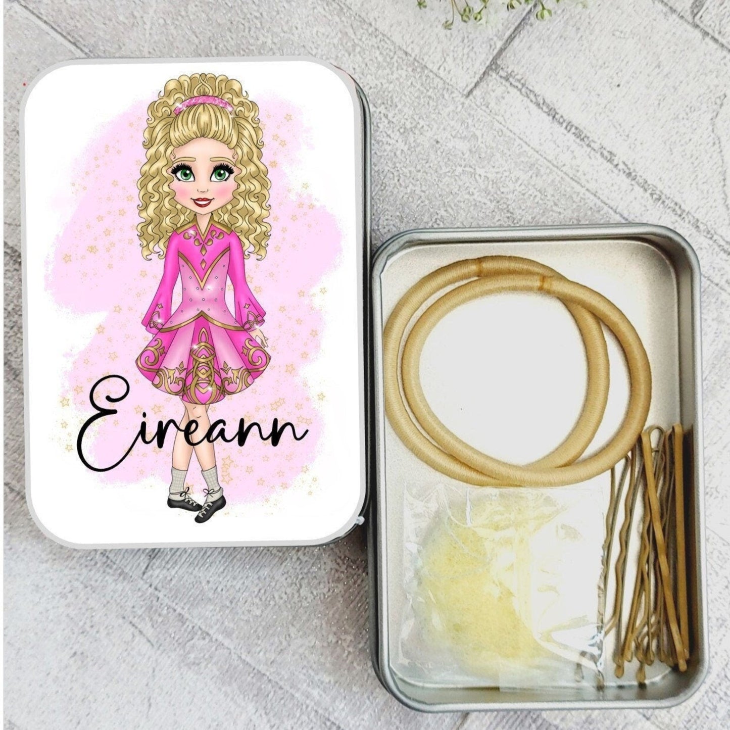 Irish dance hair accessory kit